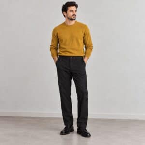 شلوار مردانه فلانل زمستانی لیورجی اصل آلمان مشکی 300838 Livergy (راهنمای سایزبندی کامل)
