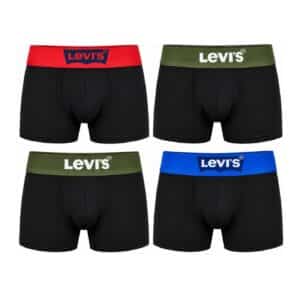 شورت باکسر مردانه نخی پک 4 عددی برند لیوایز آمریکا 202408 Levi’s