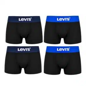 شورت باکسر مردانه نخی پک 4 عددی برند لیوایز آمریکا 2024011 Levi’s