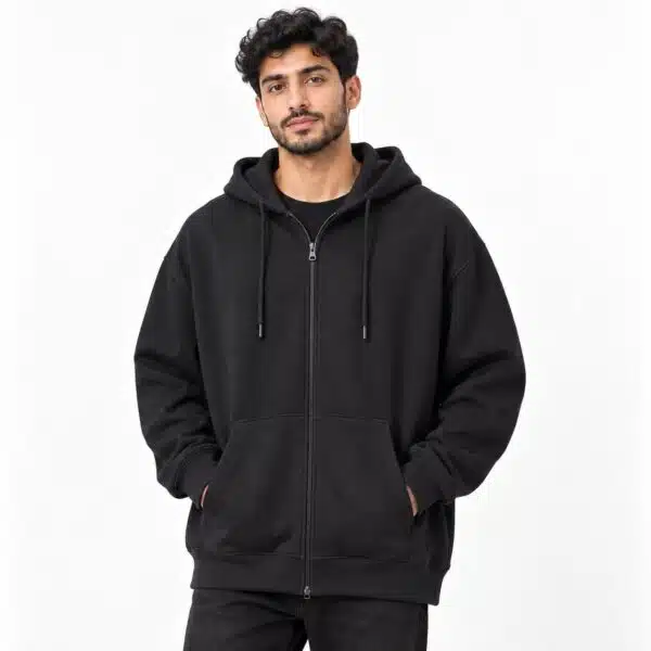 سویشرت مشکی کلاهدار توکرکی گرم برند مکس امارات 165002 MAX