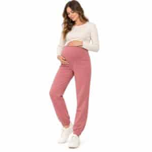 شلوار دورس بارداری توکرکی برند اسمارا اصل آلمانی رنگ رز دودی 2-ESMARA 393189